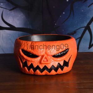 Party Decoration Halloween Electric Toy Candy Bowl med Jump Skull Hand Scary Eyes Party Creepy Decoration Haunted Skull Bowl KTV Bar Horror Prop X0905