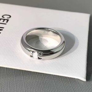 Cel Fashion Ring Round Sterling Silver Simple Luxury Wedding Valentine's Day Gift for Couples Designers Ring ZFGV