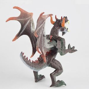 Giocattoli con le dita Azione Diecast Drago colorato Simulazione Giocattoli Action Figures Animali Collezione di modelli 1 Pz 12 cm Simulazione Drago Kid Regalo per adulti