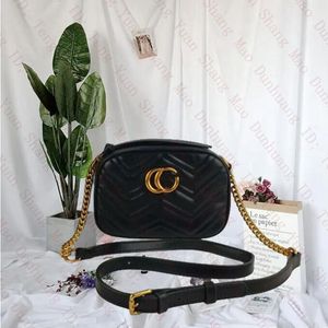 Designer sacos de couro marmont mulheres bolsa de ombro cadeia tote g crossbody sacos de luxo mulher moda compras noite câmera casos cartões bolsos bolsa