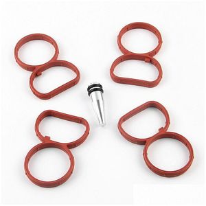 Car Swirl Flap Plug With Manifold Gaskets For E60 E92 2.0T N47 Diesel Engines Accessories Drop Delivery Dhqfj