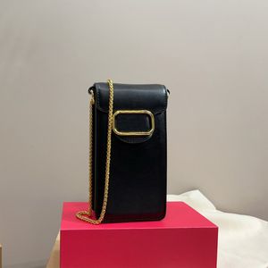 Womens Leather Shoule Påsar Crossbody Luxury Designer Handväskor för kvinnors påse Purväskkedjor Mobiltelefonpåse