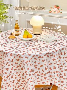 Скатерть Студенческий прямоугольный цветочный коврик для стола, обеденный светильник, роскошная скатерть высокого класса, чехол для кофе, фланелевая ткань 230904