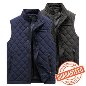 Men's Vests Men Spring Brand Business Casual Warm Waterproof Pocket Waistcoat Vest Men Autumn Outfits Sleeveless Coat Jacket Vest Male 230904