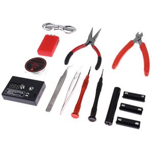 Tool Kit Stainless Steel with Screwdriver Opener Diagonal Pliers Folding Scissors Ceramic Tweezers