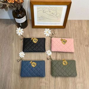 Designer Luxury Leather Rhombus letter Caviar Wallet for Men and Women Leather Premium credit Card holder Wallet with box card bag