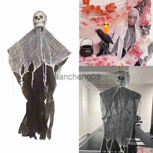 Party Decoration Halloween Hanging Skull Ghost Skeleton Flying Ghost Grim Reapers Decorations Horror Props For Halloween Haunted House Prop Decor X0905