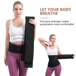 Kvinnor Shapers rycker mig upp Bandage Shapewear Belt Mage Wrap Trimmer Slim Loss mage Midja krok Breasted Trainer Bodi Shaper 230905