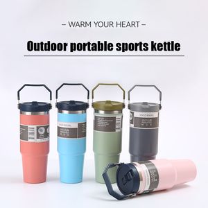 304 stainless steel insulated cup Cold outdoor portable Ice Bullion Cup 30oz portable car cup