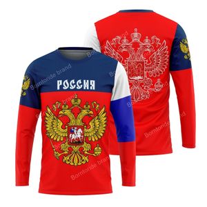 Cycling Shirts Tops Russia Motorcycle Jerseys Moto XC Motorcycle GP Mountain Bike FOR Motocross Jersey MX BMX DH MTB T Shirt Clothes 230904