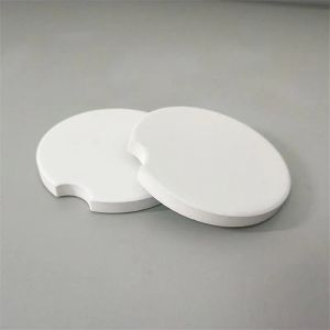 Sublimação cerâmica porta-copos carro para diy transferência de impressão térmica almofada copo tapete cerâmica zz