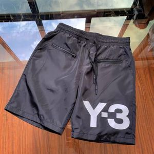 Mäns shorts y-3 y3 tunn sport rak casual sport strandbyxor242a