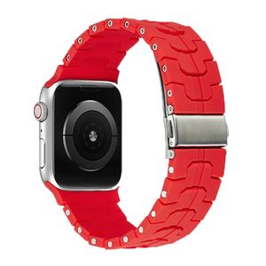 LightWight Yumuşak Silikon Moda İzle Band Apple Watch Band Ultra 38mm 40mm 41mm 42mm 44mm 45mm Iwatch Band 8 9 4 5 6 7 Serisi