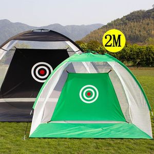 Other Golf Products 2M Practice Net Tent Strike Cage Outdoor Indoor Grassland Mesh Mat Garden Training Equipment Supplies 230904