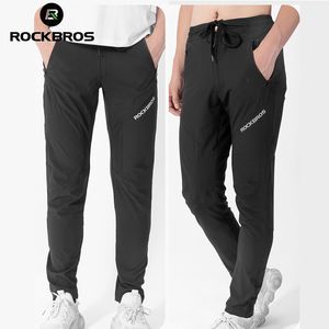 Cykelbyxor Rockbros Cycling Pants Spring Summer Snabbtorkning Sportbyxor Kvinnor Herrbyxor Mtb Road Cykelbyxor andningsbara cykelbyxor 230904