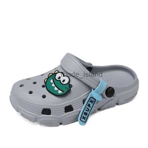 Sandalen Cartoon Dinosaurier Kinder Hausschuhe Jungen Clogs Sommer Atmungsaktive Strand Wasser Schuhe Nette Kinder Sandalen für Jungen Kostenloser Versand 2023 x0902