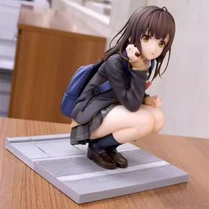 Vingerspeelgoed Anime Hige Wo Soru. Soshite Joshikousei Wo Hirou Figuur Schooluniform Ogiwara Sayu Hurken Action Figure Sexy Meisjes Model Speelgoed