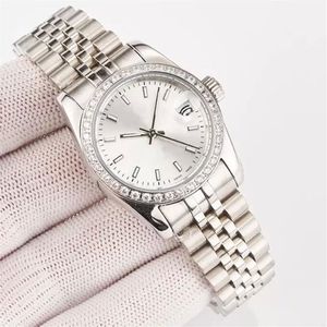 Wristwatches mens Automatic Mechanical diamond Watches 36 41mm Full Stainless Steel bezel waterproof Luminous Gold auto date watch219e