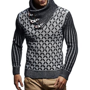 Herrtröjor herrar stickade tröja kläder Turtleneck långärmad stickade tröjor streetwear höst vinter mjuka varma grundtröjor för män 230904