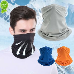 Новый шарф с защитой от ультрафиолета, ледяной шелковый шарф для лица, маска для шеи, быстросохнущая трубка для рыбалки на открытом воздухе, велосипедная Балаклава, дышащее мотооборудование