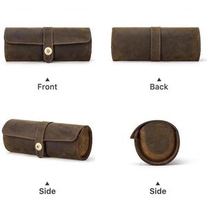 Watch Boxes & Cases Roll Display Box Leather Travel Case Wrist Pouch Storage Watches F2T0341h