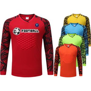 Other Sporting Goods Arrival Adult Soccer Goalkeeper Shirt Protective Sponge Long Sleeve Training Jersey Football High Quality 230904