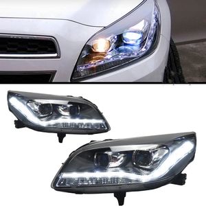 Conjunto de faróis de carro para Malibu 2012-20 15 LED luzes dianteiras dianteiras luz diurna sinal de volta dinâmico DRL