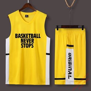 Diğer Spor Malzemeleri Kıyafetleri Erkek Özel Öğrenci Kampüsü Basketbol Gömlek Eğitimi Giyim Spor Yeleği 230904