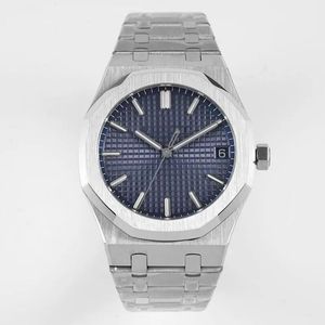 Designer Automatisk herr Stainless Watch Watches 41mm Mechanical Steel Business Wristwatches Gift Men armbandsur för Watch Gold Mscrw