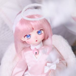 Dolls Shuga Fairy Yurina 14 BJD Doll Anime Pink Rinom For Kids Angel Girls Full Set Gift 230904