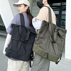 School Bags Large Capacity Unisex Backpack Nylon Waterproof Sports Bag Women And Men Casual Travel Backbag Trend Leisure Handbag 230905