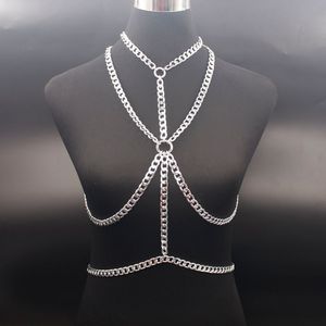 Navel Bell Button Rings Design Punk Luxury Chunky Chain Bikini Exclusive Heavy Custom Summer Style Body Chain BY0014 230905