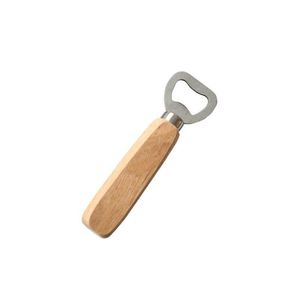 Openers Stainless Steel Wooden Handle Red Wine Beer Bottle Opener Handheld Bartender Soda Glass Cap Kitchen Bar Tools Kd Drop Delivery Otmum