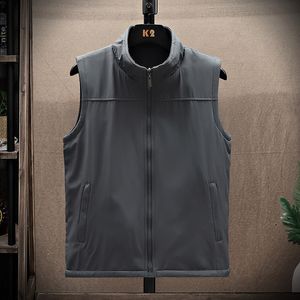 Coletes masculinos atacado est design sherpa forro zíper inverno homens polar velo colete coletes masculinos 230904