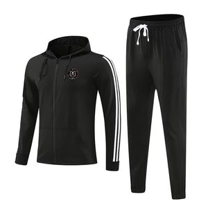 Orlando Pirates Men's Tracksuits Outdoor Warm Clothing Full Zipper with Cap Long Sleeve Leisure Sports Suit