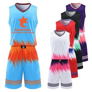Другие спортивные товары MenKids Custom Баскетбольная майка без рукавов 100% полиэстер Дышащая профессиональная униформа Комплекты 230904