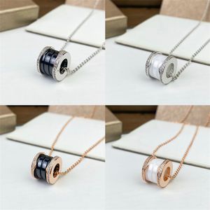 Designer da donna Collana a vite in argento Gioielli di design di lusso Pendenti da donna B.ZERO1 Cerchio Catene in oro da uomo Collane Catena regalo d'amore per feste