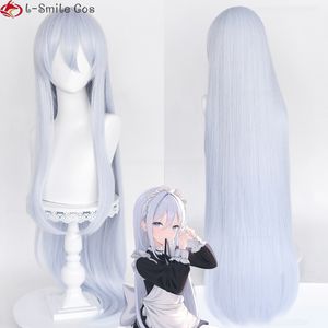 コスプレウィッグ100cmの長さ100cm Yoisaki Kanade Cosplay Wig Anime Project Sekai Colorful Stage 80cm/100cm長さの青い暑い耐熱髪ウィッグ230904