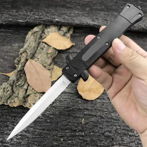 US Italian Stiletto Mafia 9.5Inch Automatic Knife UTX85 UT70 Exocet BM 3300 3310 3400 4300 4600 9600 Hunting Pocket Survival Godfather 920 Auto Hawk Knives