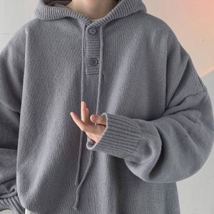 Felpe con cappuccio da donna Felpe con cappuccio maglione a collo alto Uomo Donna Autunno Inverno Vento sciolto e pigro Giacca ispessita retrò giapponese 230904