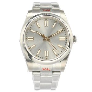 Relógio de pulso de quartzo masculino 41mm, aço inoxidável, pulseira de prata, calendário, relógio de pulso masculino, à prova d'água, fashion, negócios, 348n