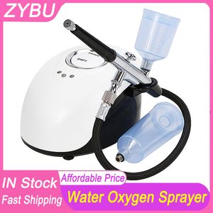 New Portable jet peel oxygen facial beauty machine High Pressure oxygen water jet skin care sprayer gun Skin Moisturizing Beauty Apparatus Steam Injector