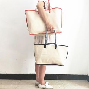 2021 Fashion Women torebki Klasyczna płócienna torba na zakupy Lady Large Coctes Woman Beach Bags torebki z mocnym Han307z