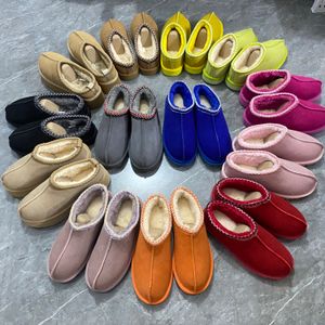 Kvinnors tasman tofflor tazz päls glider klassiska ultra mini plattform stövlar tasman slip-on mocka australisk komfort vinter designer snö tossor