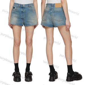 Jeans de verão feminino shorts jeans cintura alta casual solto calças quentes pernas largas moda rua