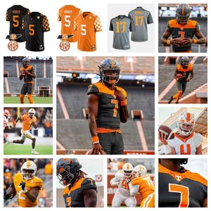 Tennessee Gönüllüler Futbol Forması 42 Tire West 2 Jaylen McCollough 17 Andre Turrentine 27 James Pearce Jr. 7 Joe Milton III 90