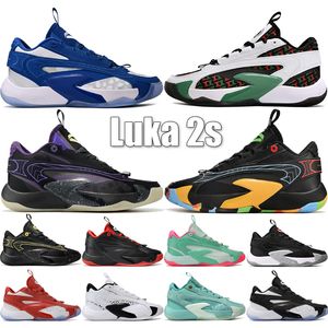 Top Jumpmans Luka 2 Men basketskor Ny designer quai 54 Safari Tropical Twist Luk.ai University Red Outdoor Sneakers Storlek 40-46