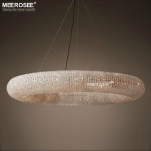 Luxur Crystal Chandelier Light Fixture Stora armaturer som hänger inomhusbelysning för restaurang Hotel Project Modern Pendant Lamp Lamparas