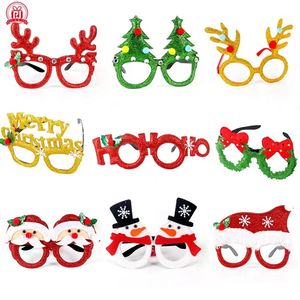 Wholesale of New Christmas Decorative Glasses, Adult and Children's Holiday Supplies, Party Creative Eyeglass Frames