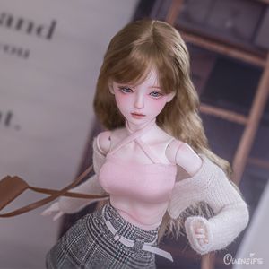 人形14 Luna BJD Doll with Flower Cake Body Korean Girl Group Toy Model Movable Joints Professional Facup Option Collection 230904